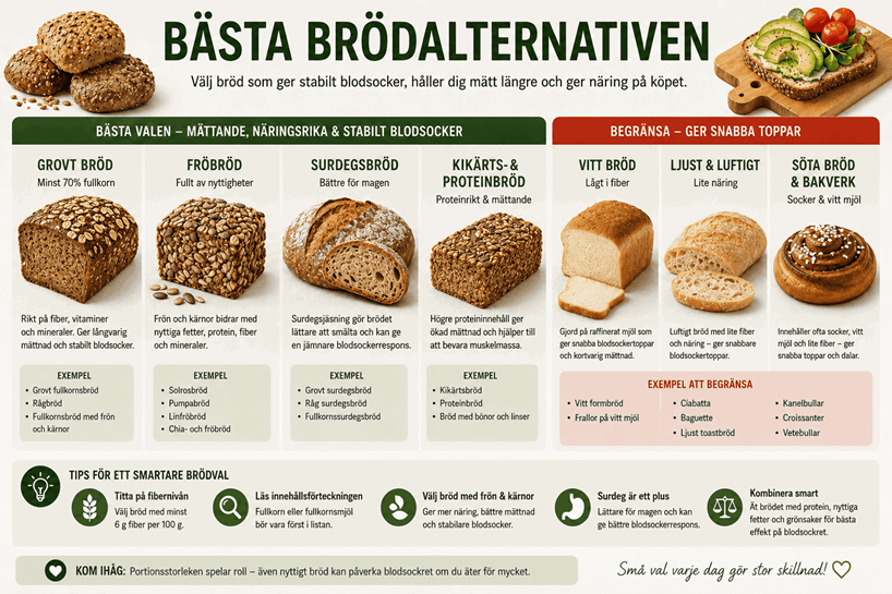 Bästa brödalternativen