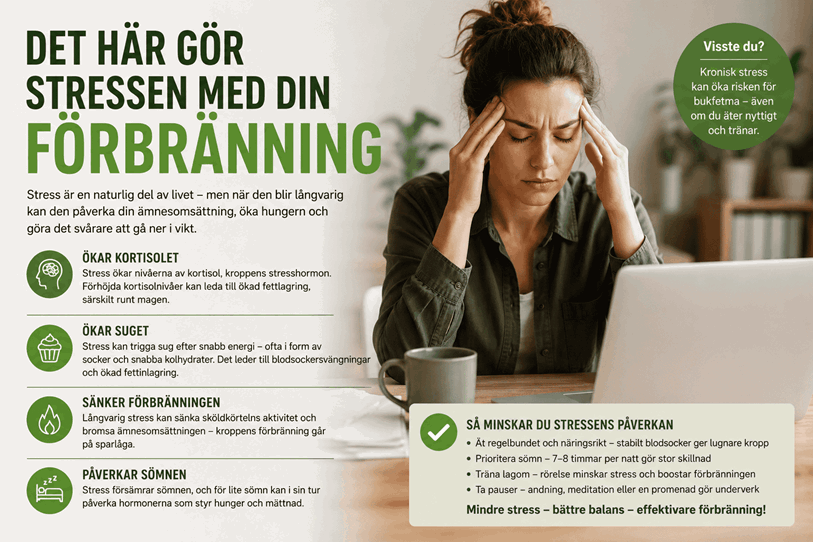 Kvinna som känner sig stressad.